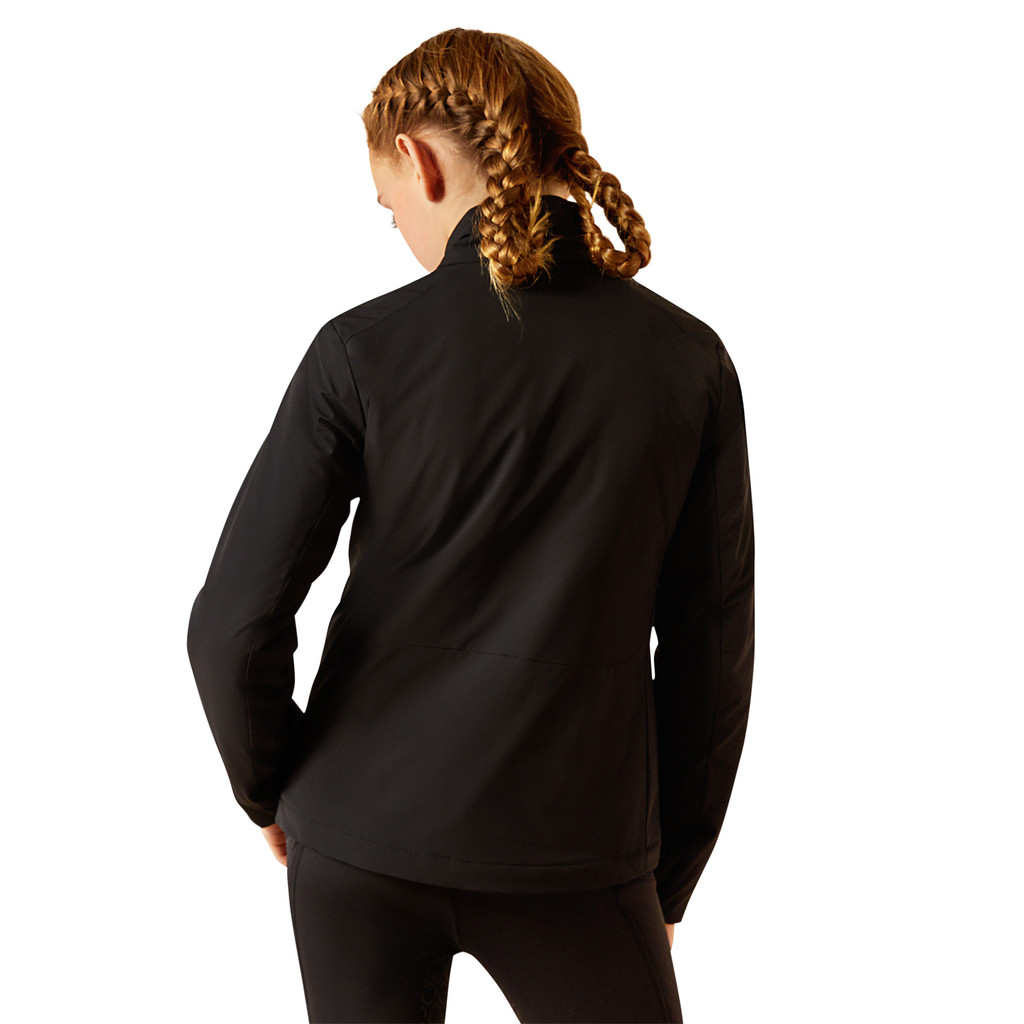 Girls Ariat Jacket, Rion Sioftshell, Insulated, Black