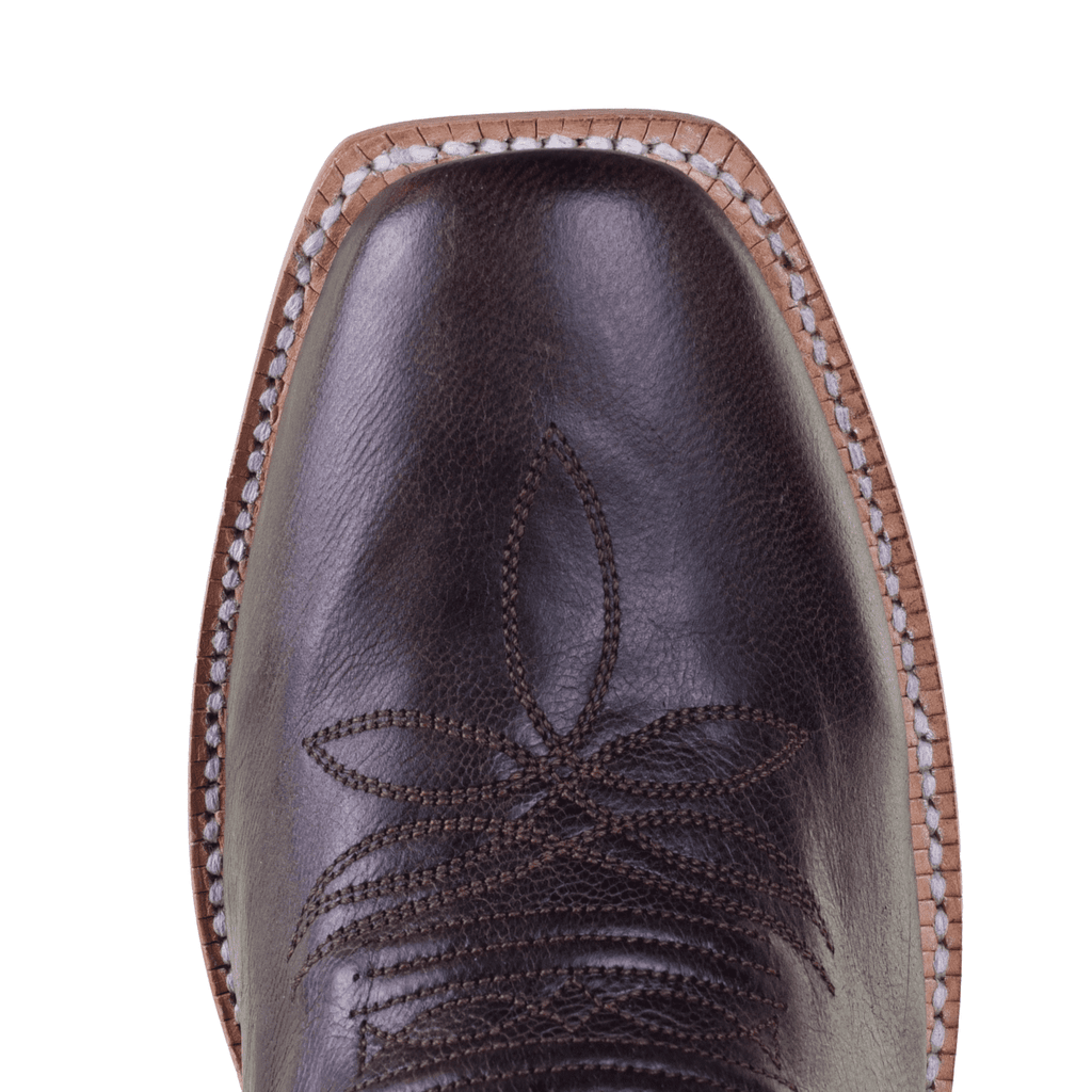 Women's Hyer Boot, Tipton, Crimson Rose Shaft, Dark Brown Cutter Toe