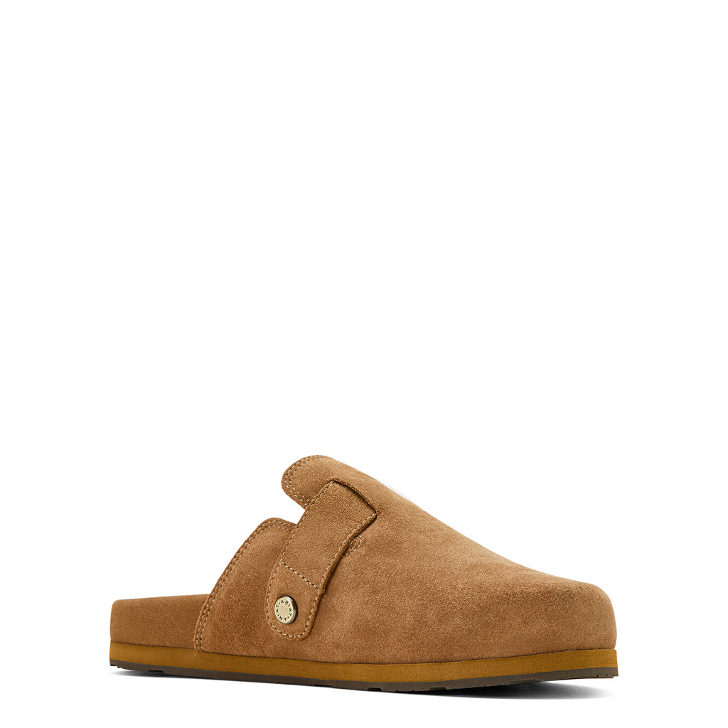 Women's Ariat Shoe, Country Mule, Caramel Suede