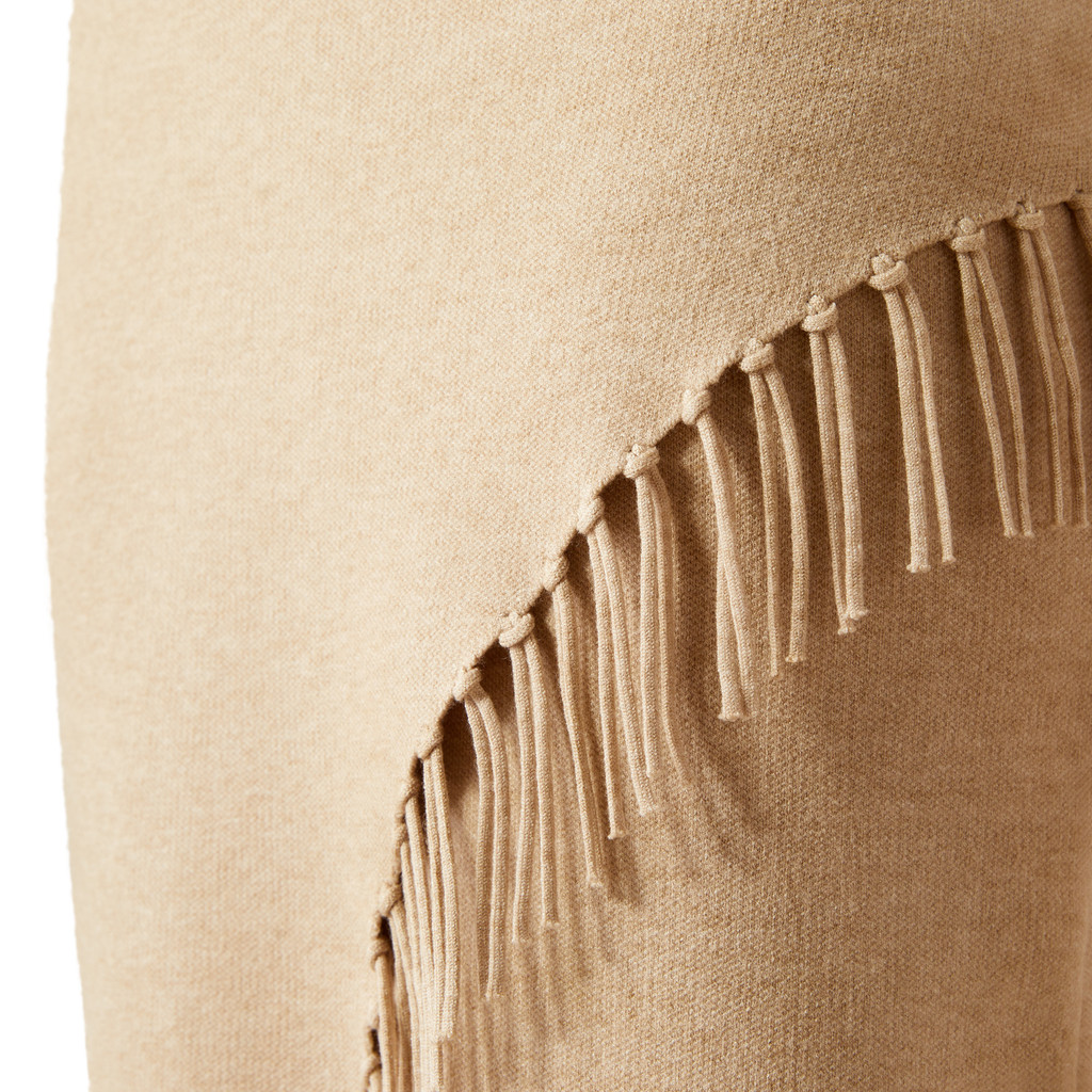 Women's Ariat Skirt, Derby Fringe Sweater, Oatmeal