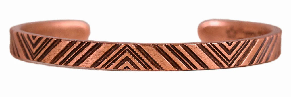 Nik Lub Cuff, Copper, Trinity, Narrow