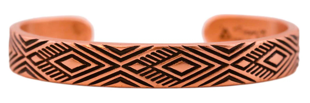 Nik Lub Cuff, Copper, Pinyon, Regular