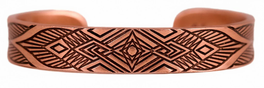 Nik Lub Cuff, Copper, Pathfinder, Wide