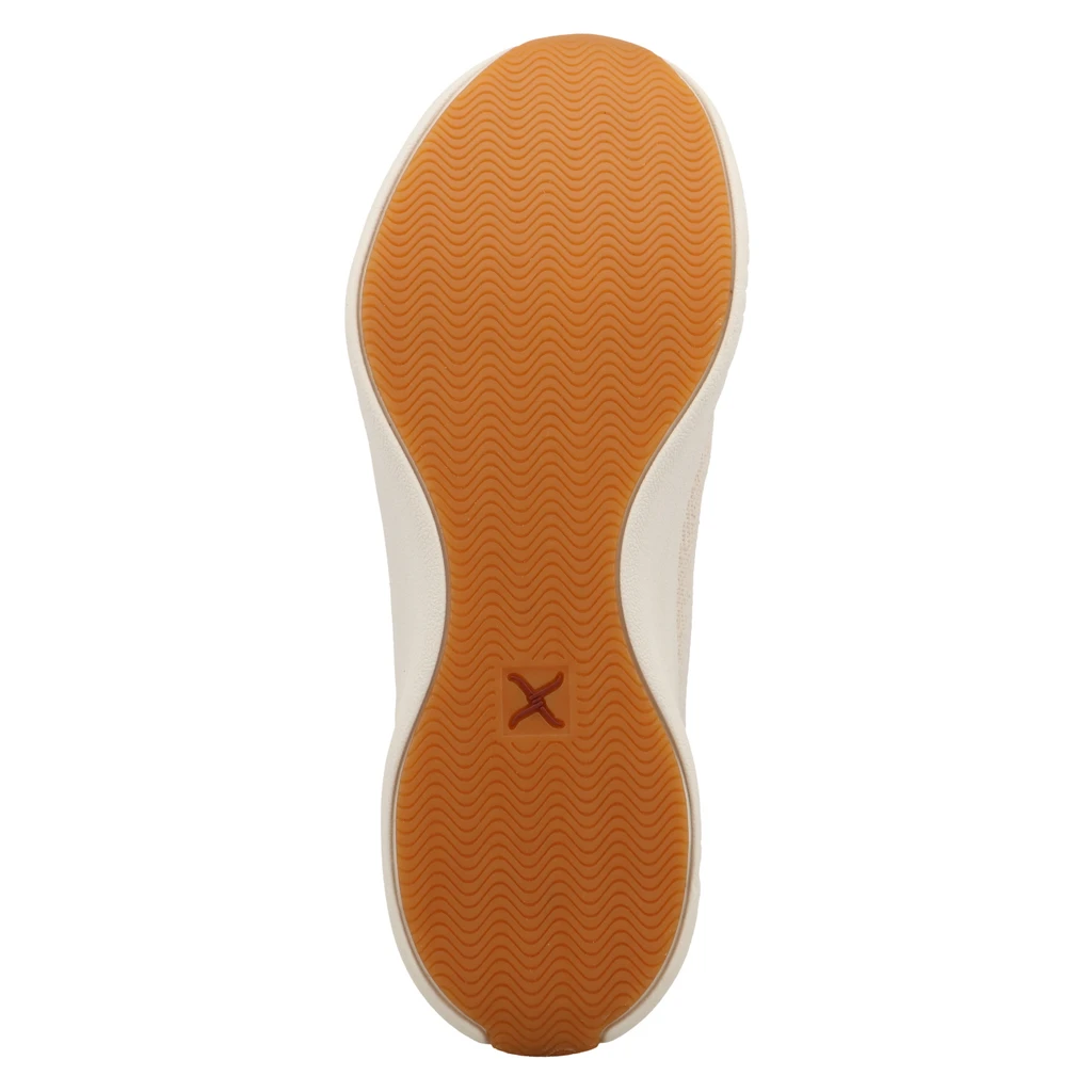 Women's Twisted X Shoe, Feather X, Beige