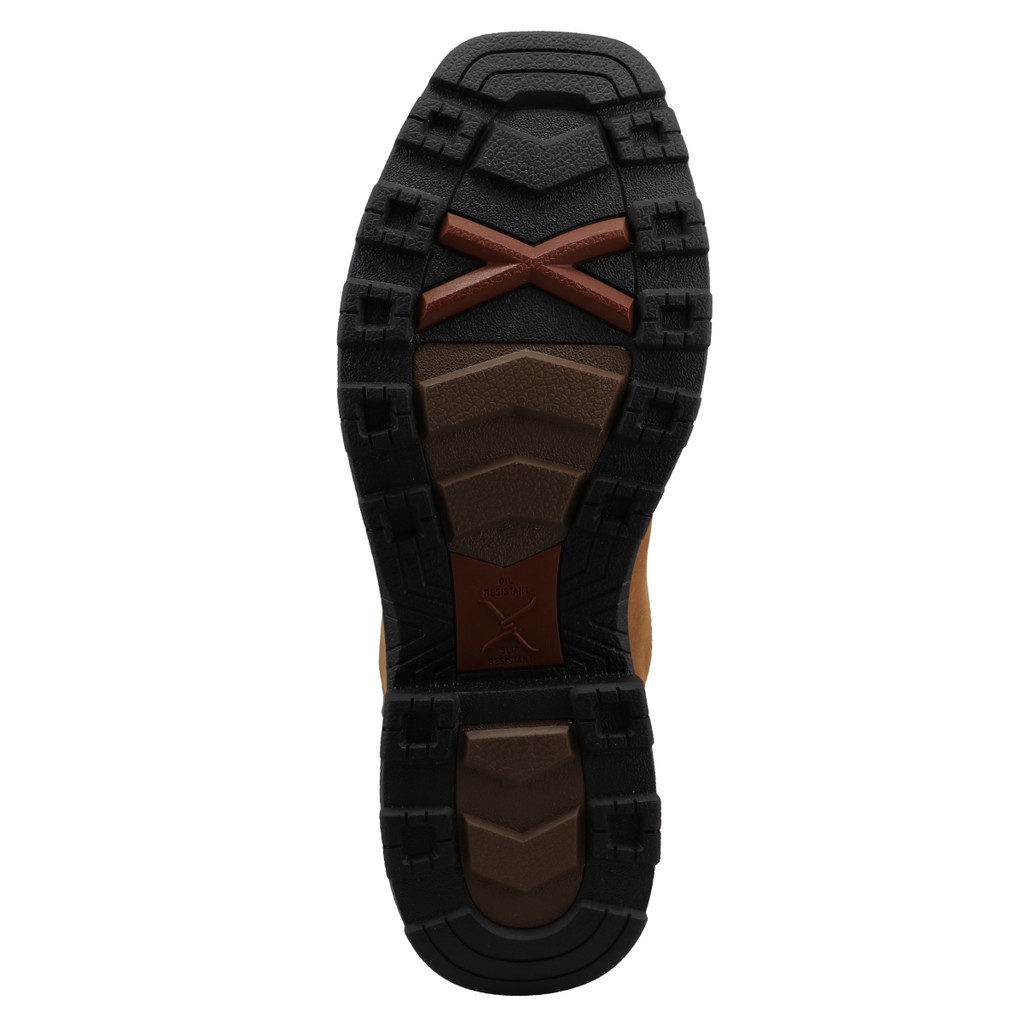 Men's Twisted X Boot, 16" Ultralite X, Distressed Saddle Snake/Viper Guard