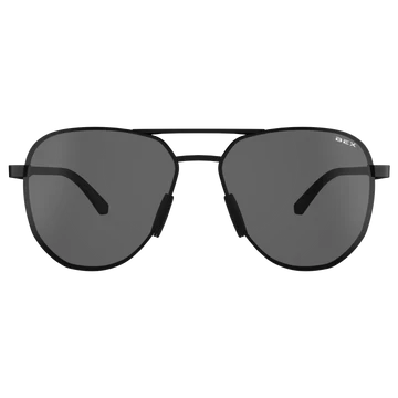Bex Sunglasses, Welvis, Black Frame, Gray Lens