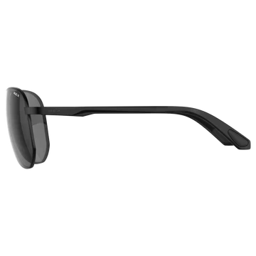 Bex Sunglasses, Welvis, Black Frame, Gray Lens