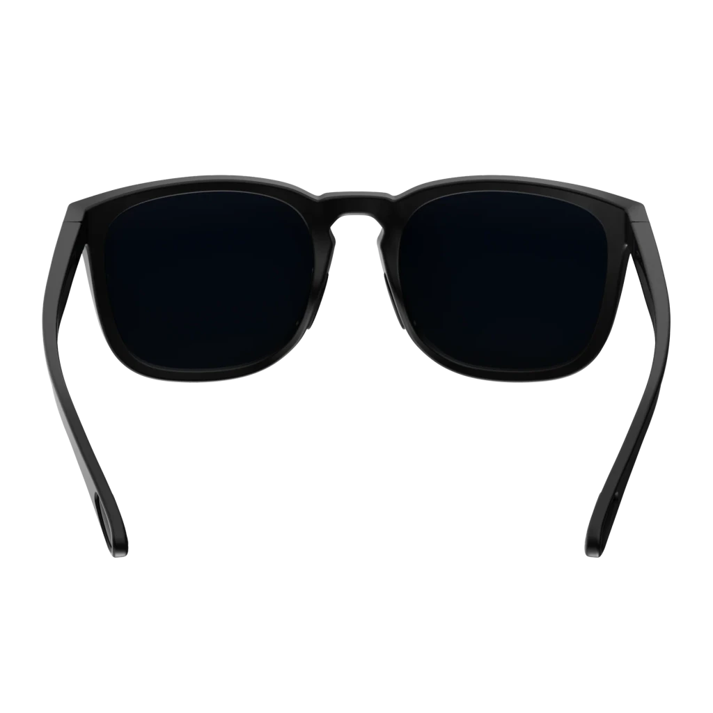 Bex Sunglasses, Zion, Black and Gray Frame, Sky Blue Lens