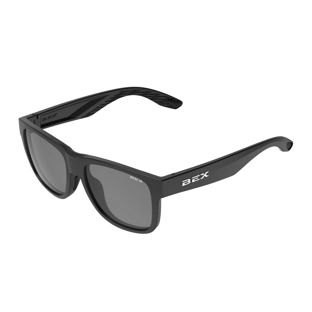 Bex Sunglasses, Nashville, Black Frame, Gray Lens