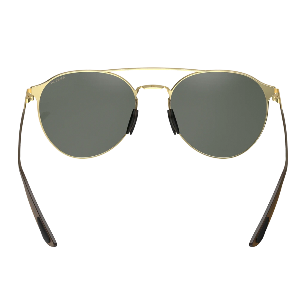 Bex Sunglasses, Demi OTG, Gold Frame, Forest Green Lens