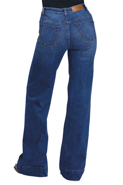 Women's Tin Haul Jeans, Claire, Dark Wash, Wide Leg
