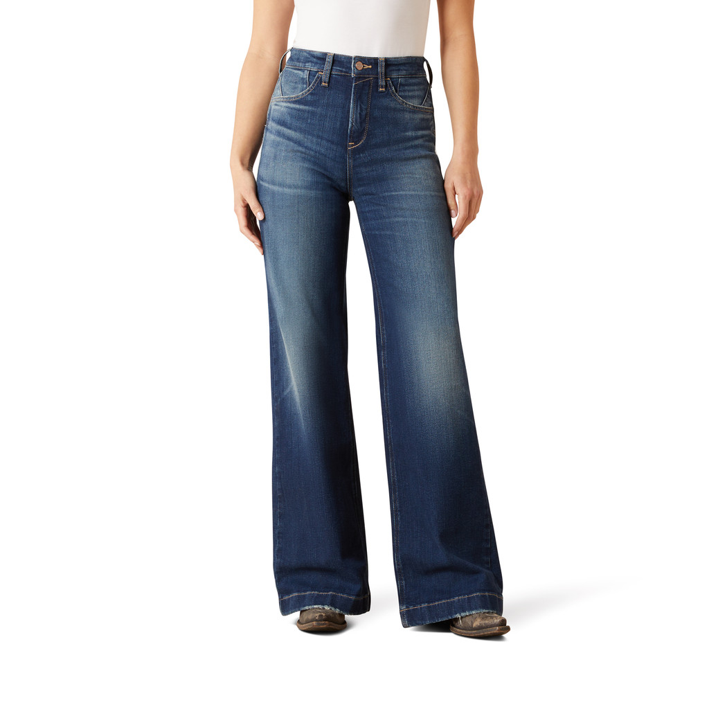 Women's Ariat Jeans, Penelope Highise Wide Leg, Lakewood Pocket