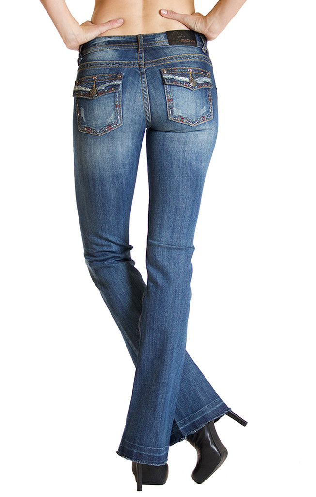 Women's Grace in LA Jeans, Unhemmed