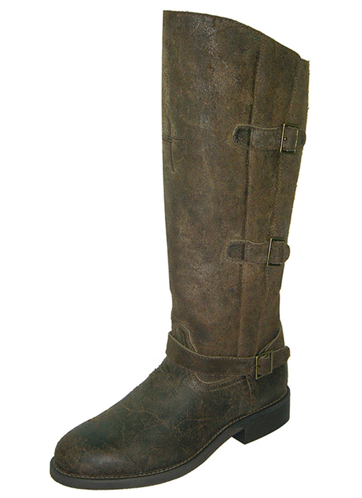 Women's Twisted X Riding Boot, Tall Rust Three Buckles