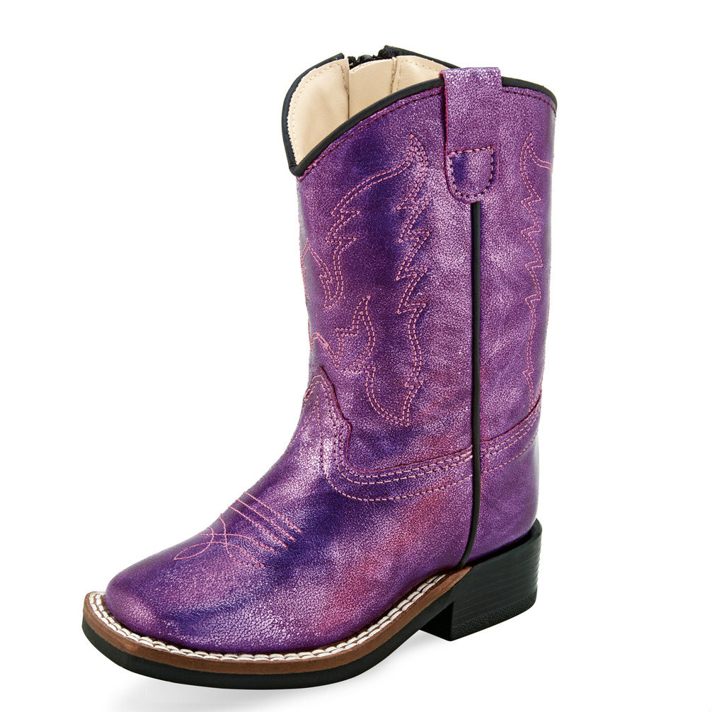 Toddler Old West Boots, Purple Chick Elms Grand Entry Western Store and Rodeo Shop
