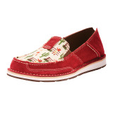 Women's Ariat Cruiser, Red with Cactus and Cowgirls