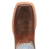 Women's Ariat Boot, Gringa, Brown with Ranbow Scale Shaft