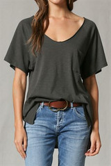 Women's By Together Tee, Oversized, Front Pocket