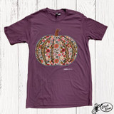 Women's Ranch Swag Tee, Purple, Fall Pumpkin