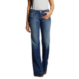 Women's Ariat Jeans, Sunset, Wide Leg Trouser, Cyane Medium Wash Women's Ariat Jeans, Sunset, Wide Leg Trouser, Cyane Medium Wash
