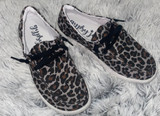 Women's Gypsy Jazz Shoes, Bongo, Leopard Print