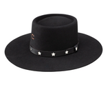 Charlie 1 Horse Hat, Felt, Cosmic Cowgirl, Black