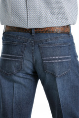 Men's Cinch Jeans, White Label, Dark Wash with Double Line Pocket