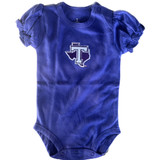 Baby TSU Onesie, Puff Sleeve, Purple