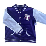 Kids TSU Jacket, Varsity Purple Letterman