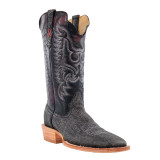 Men's R Watson Boot, Smoke Gray Cape Buffalo Vamp, Dark Cherry Shaft