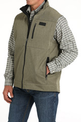 Men's Cinch Vest, Olive Bonded Men's Cinch Vest, Olive Bonded