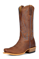 Men's HP Boot, Tan Mad Cat with Blue Stitching