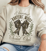 Women's LC Sweatshirt, Deserted Wives Club, Cream