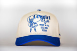 Women's West & Co Cap, Cowgirl Era, White with Blue Bill