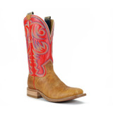 Men's Hyer Boots, Sawyer, Red Shaft with Tan Distressed Vamp