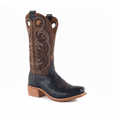 Men's Hyer Boots, Riley, Black Vamp with Brown Shaft