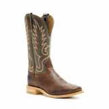 Men's Hyer Boots, Kincaid, Aged Saddle Brown Vamp with Dark Fern Green Shaft