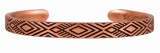 Nik Lub Cuff, Copper, Pinyon, Narrow