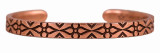 Nik Lub Cuff, Copper, Luminous, Narrow