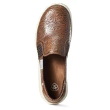 Women's Ariat Shoe, Ryder, Brown Floral Embossed Tooling
