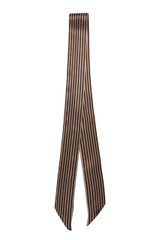 West & Co Twilly, Tan with Brown Rope Pinstripe Print