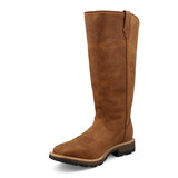 Men's Twisted X Boot, 16" Ultralite X, Distressed Saddle Snake/Viper Guard