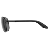 Bex Sunglasses, Welvis, Black Frame, Gray Lens