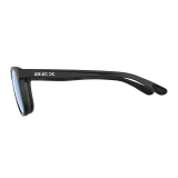 Bex Sunglasses, Zion, Black and Gray Frame, Sky Blue Lens