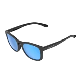 Bex Sunglasses, Zion, Black and Gray Frame, Sky Blue Lens