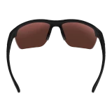 Bex Sunglasses, Swivel, Black and Brown Frame, Red Lens