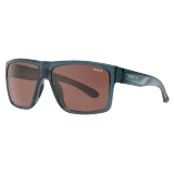 Bex Sunglasses, Pillar, Clear Lake Blue Frame, Brown Lens