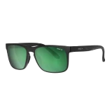 Bex Sunglasses, Jaebyrd X OTG, Black and Sienna Frame, Green Angler Pro Lens