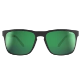 Bex Sunglasses, Jaebyrd X OTG, Black and Sienna Frame, Green Angler Pro Lens