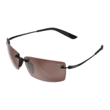 Bex Sunglasses, Fynnland XL OTG, Black Frame, Brown and Silver Lens